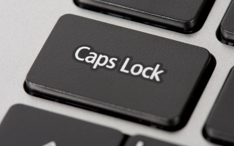 Is it the beginning of the end for capital letters?